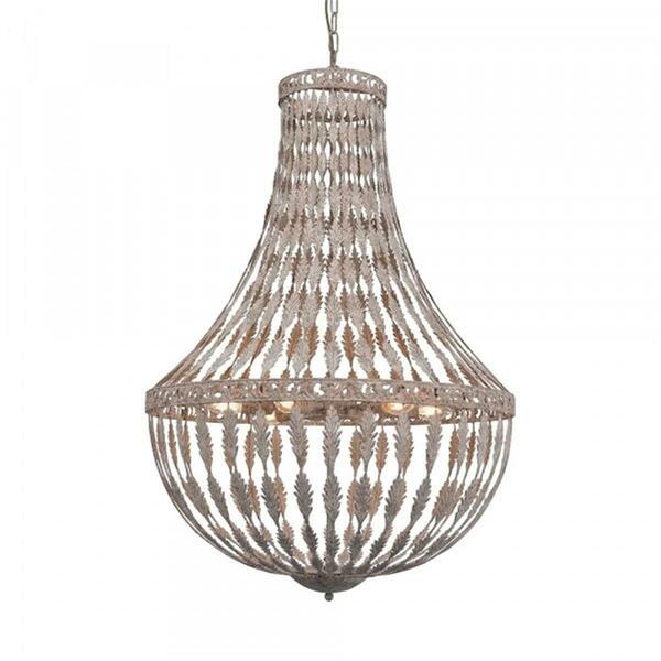 Intense 28.5 x 41.5 x 28.5 in. Rustic Empire Chandelier IN3284726